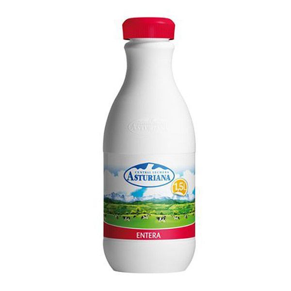 LECHE ASTURIANA  BOTELLA ENTERA 1,5 Lt.