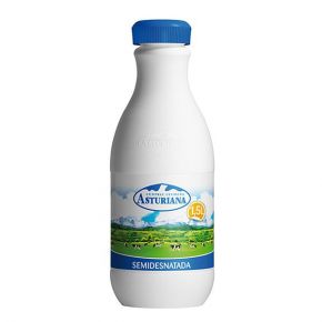 LECHE ASTURIANA BOTELLA SEMI 1,5 Lt. 