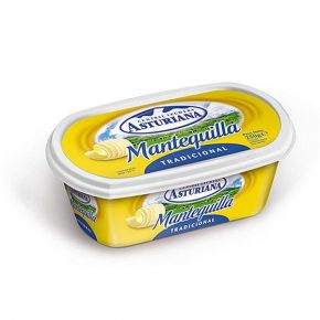 MANTEQUILLA ASTURIANA  BARQUETA 250 g. 