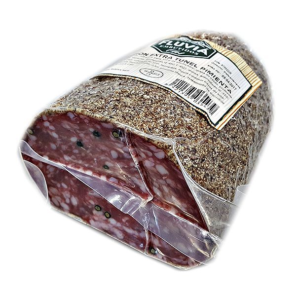 SALCHICHON SUPERIOR  TUNEL PIMIENTA BLANCA 