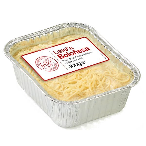 LASAÑA BOLOÑESA  ARTESANA 400 g.