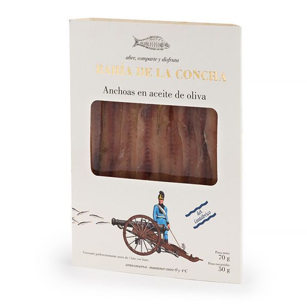 ANCHOA CANTÁBRICO EN ACEITE de OLIVA 70 g
